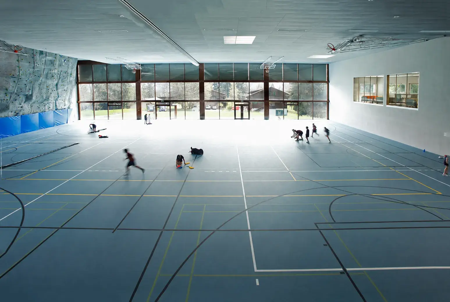 Gymnasium at the Aiglon Sports Centre