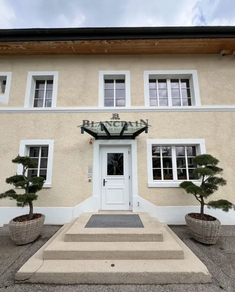 Entrance to the Blancpain manufacture