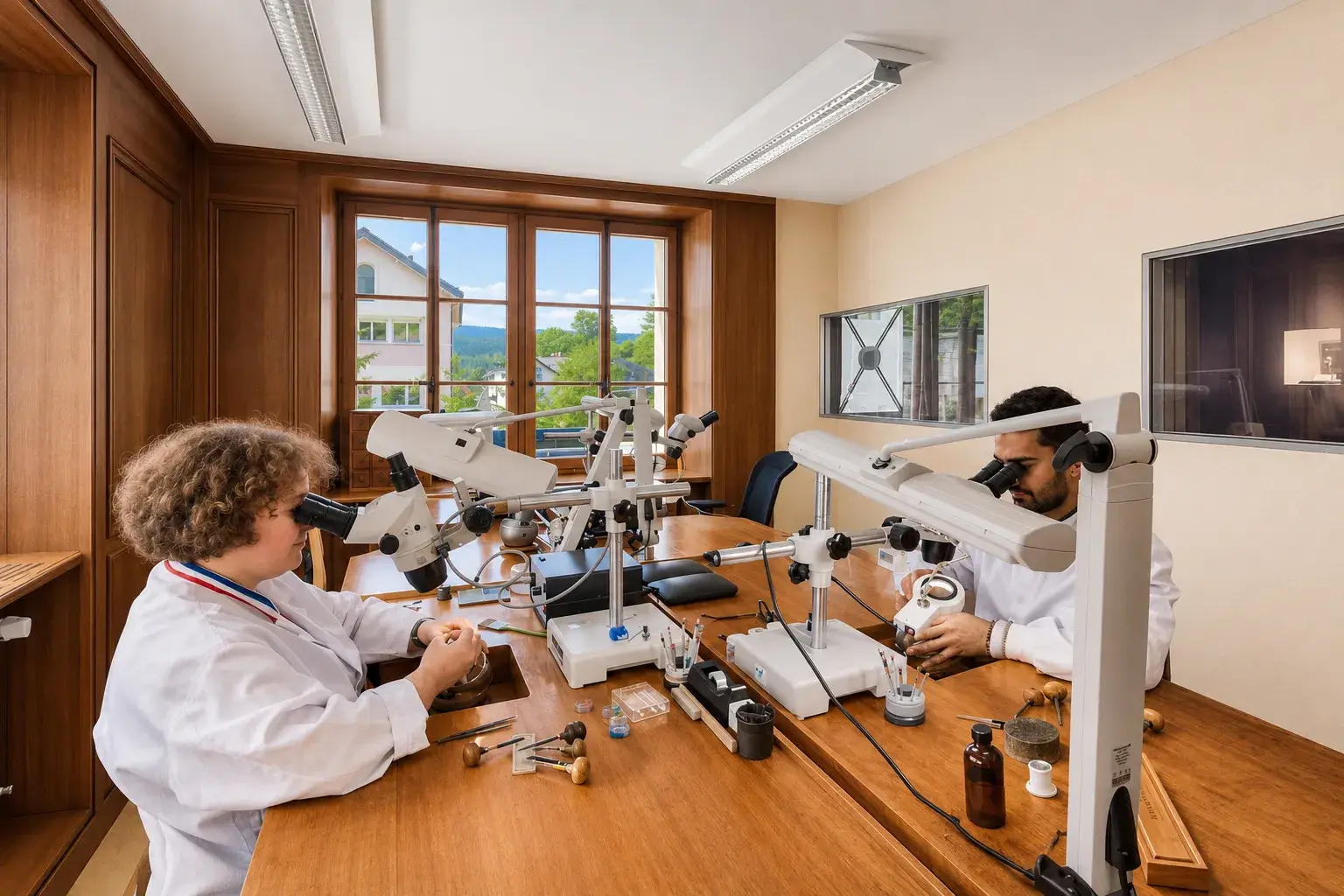 Watchmaking atelier at Blancpain