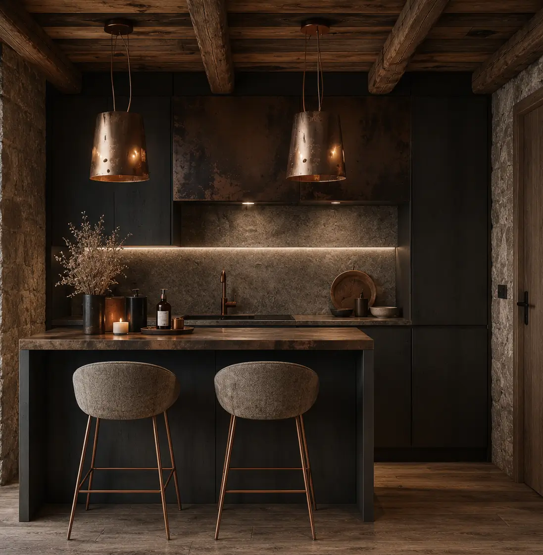 Cabin Eremia kitchen