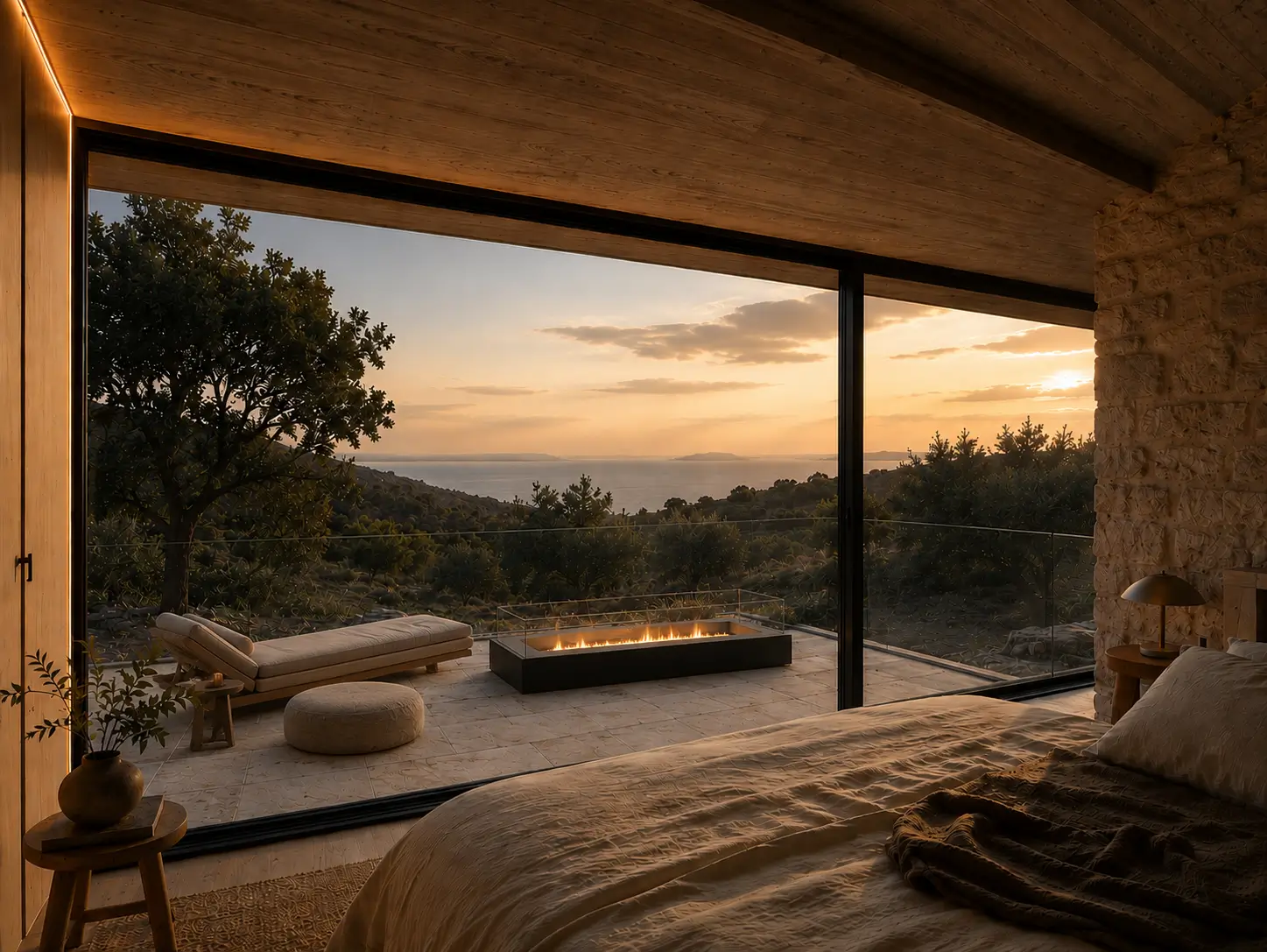 Cabin Eremia bedroom