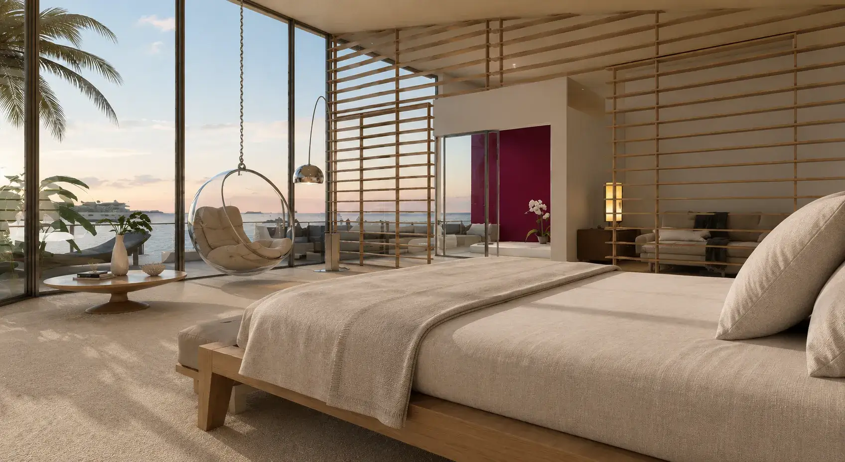Panoramic suite aboard Island Emotion
