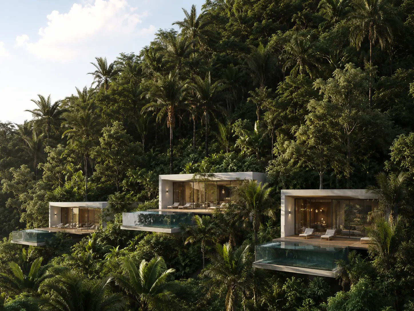 Jungle cabins at O Castelo