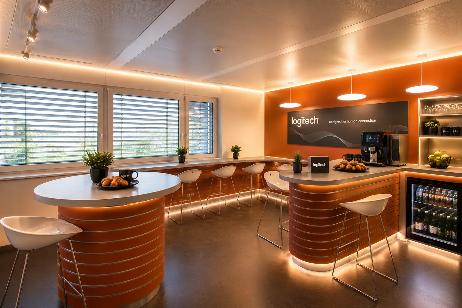 Breakout space at Logitech Emea HQ