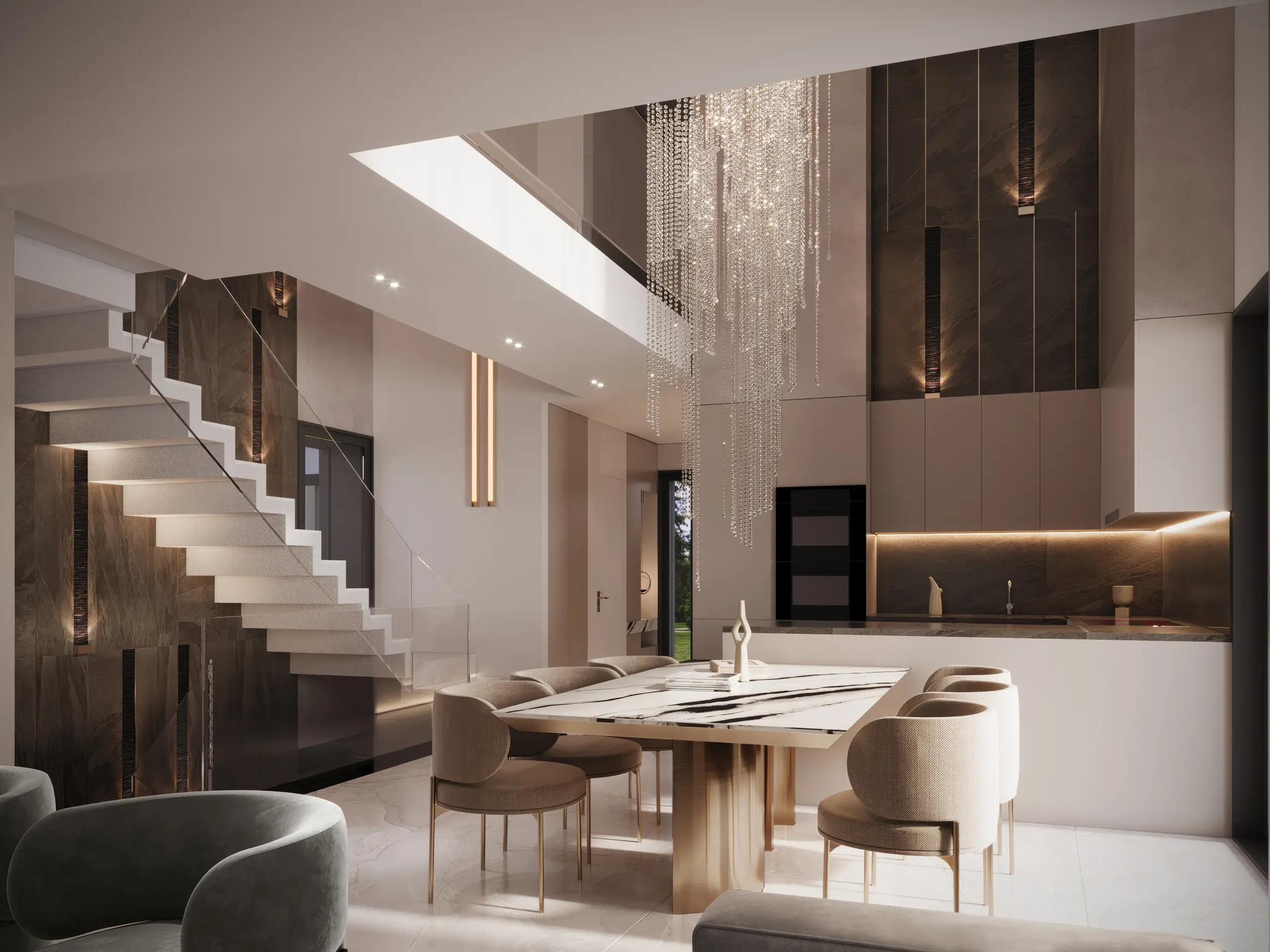Kitchen at Villa D
