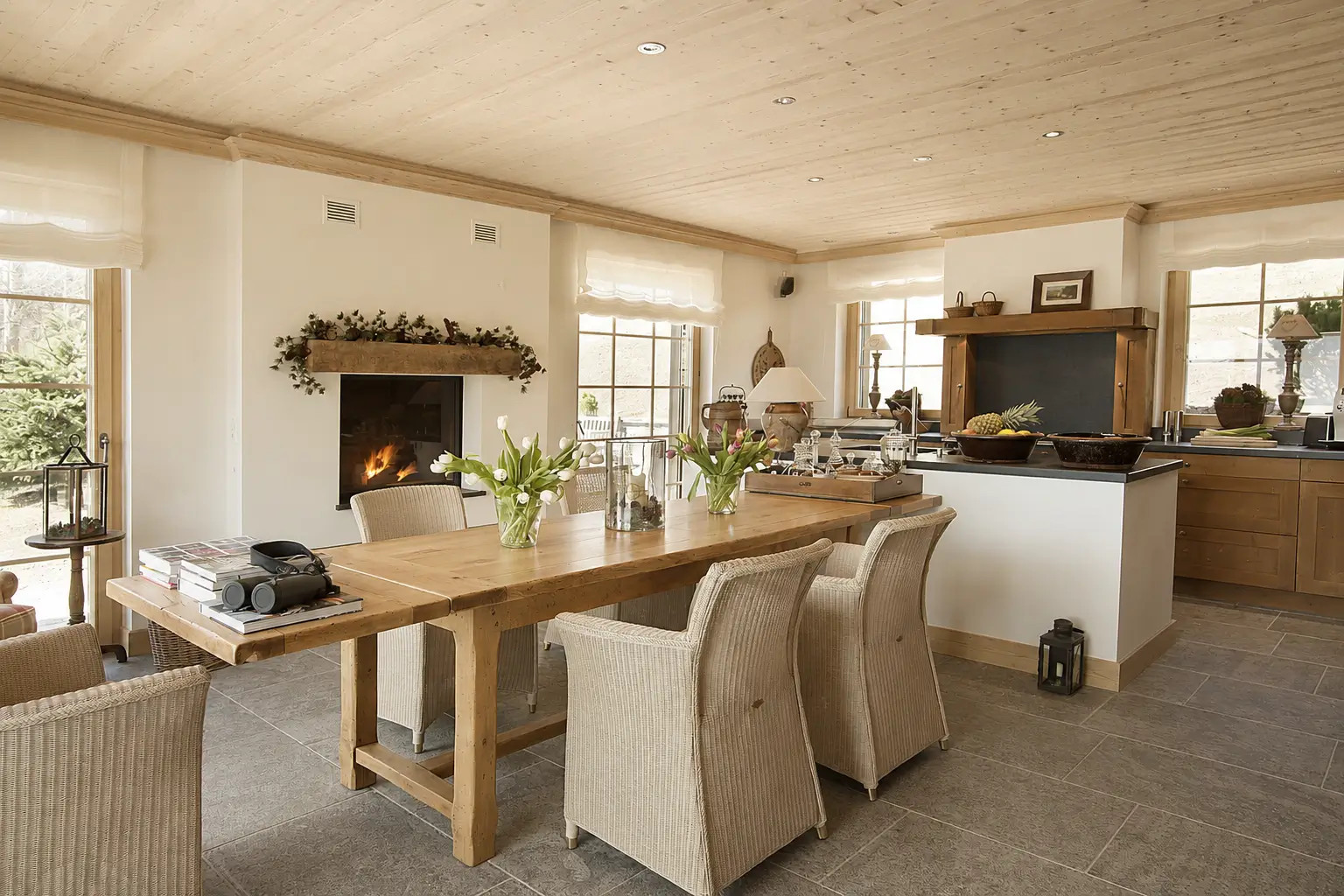 Kitchen at Chalet Cœur des Alpes