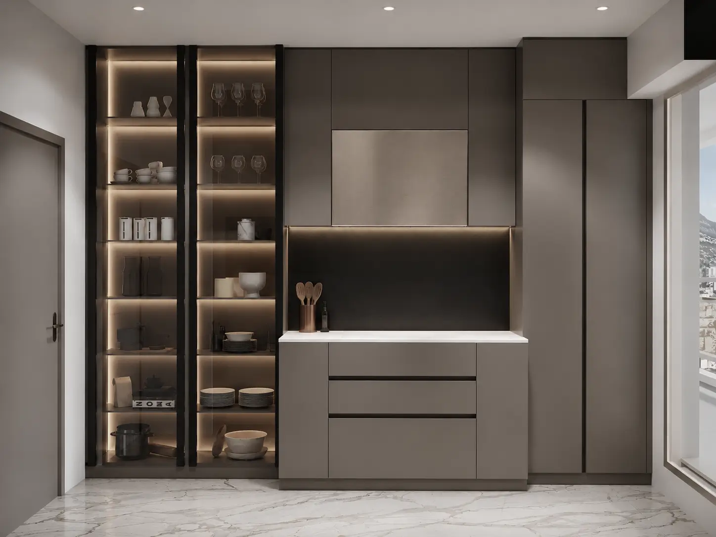Kitchen at Les Ligures