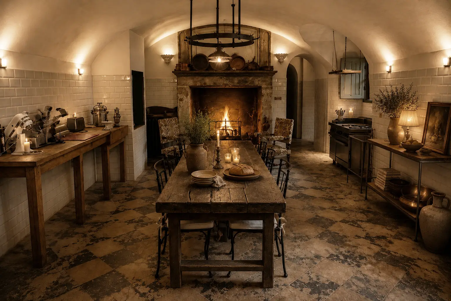 A residential kitchen