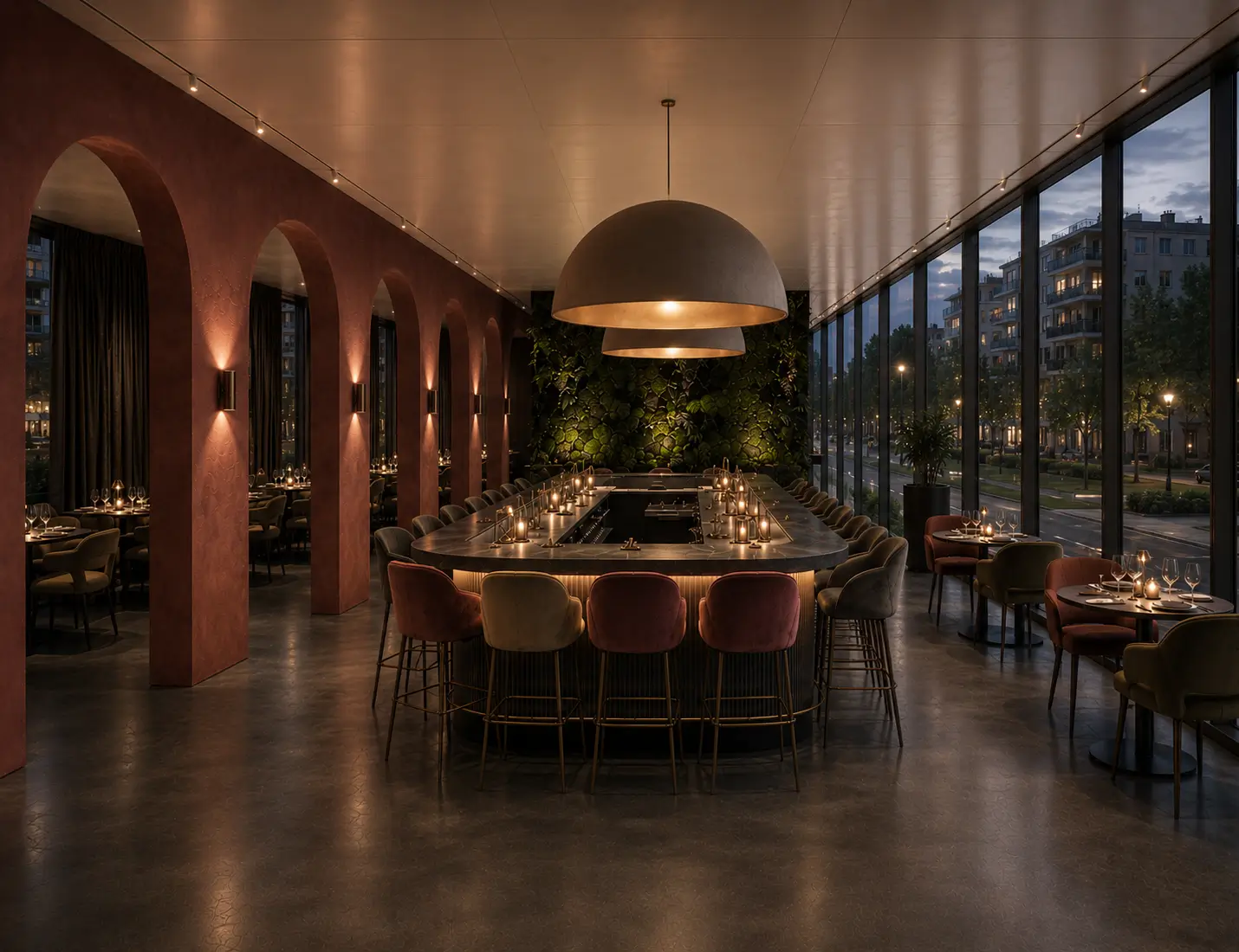 A dining space