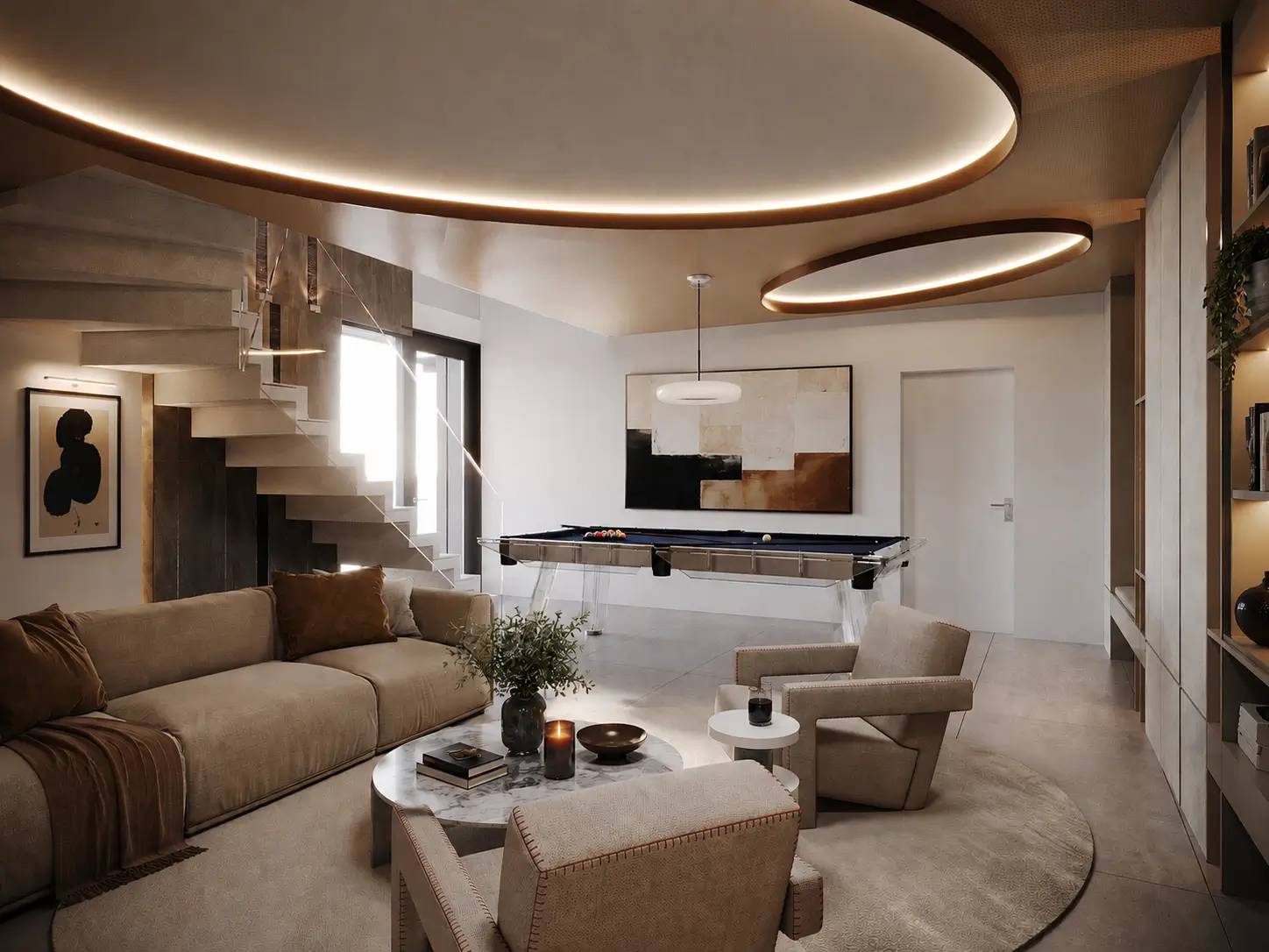 Leisure space at Villa D