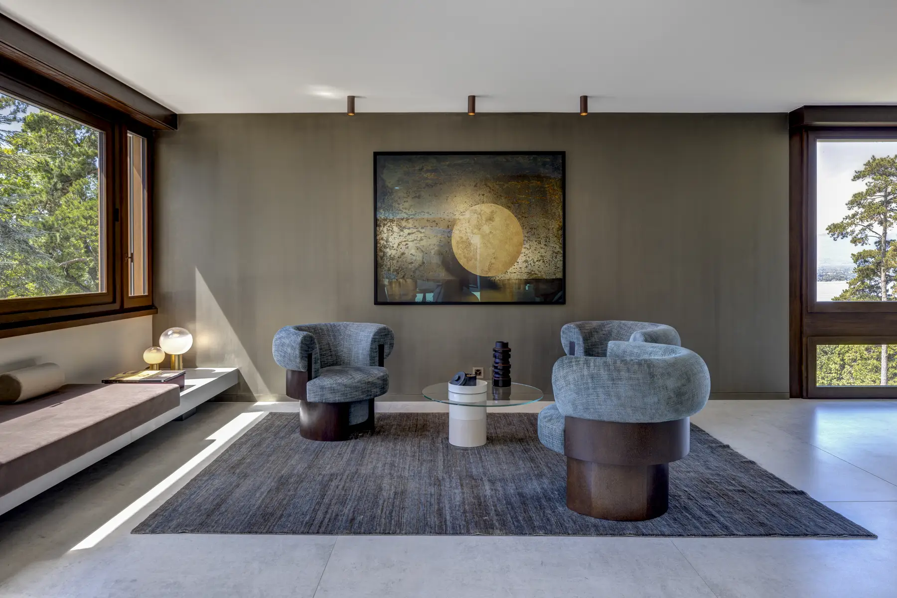 Living room at Villa Mundi