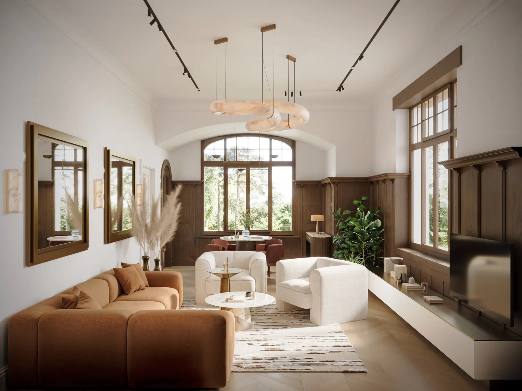Living room at Villa Roche
