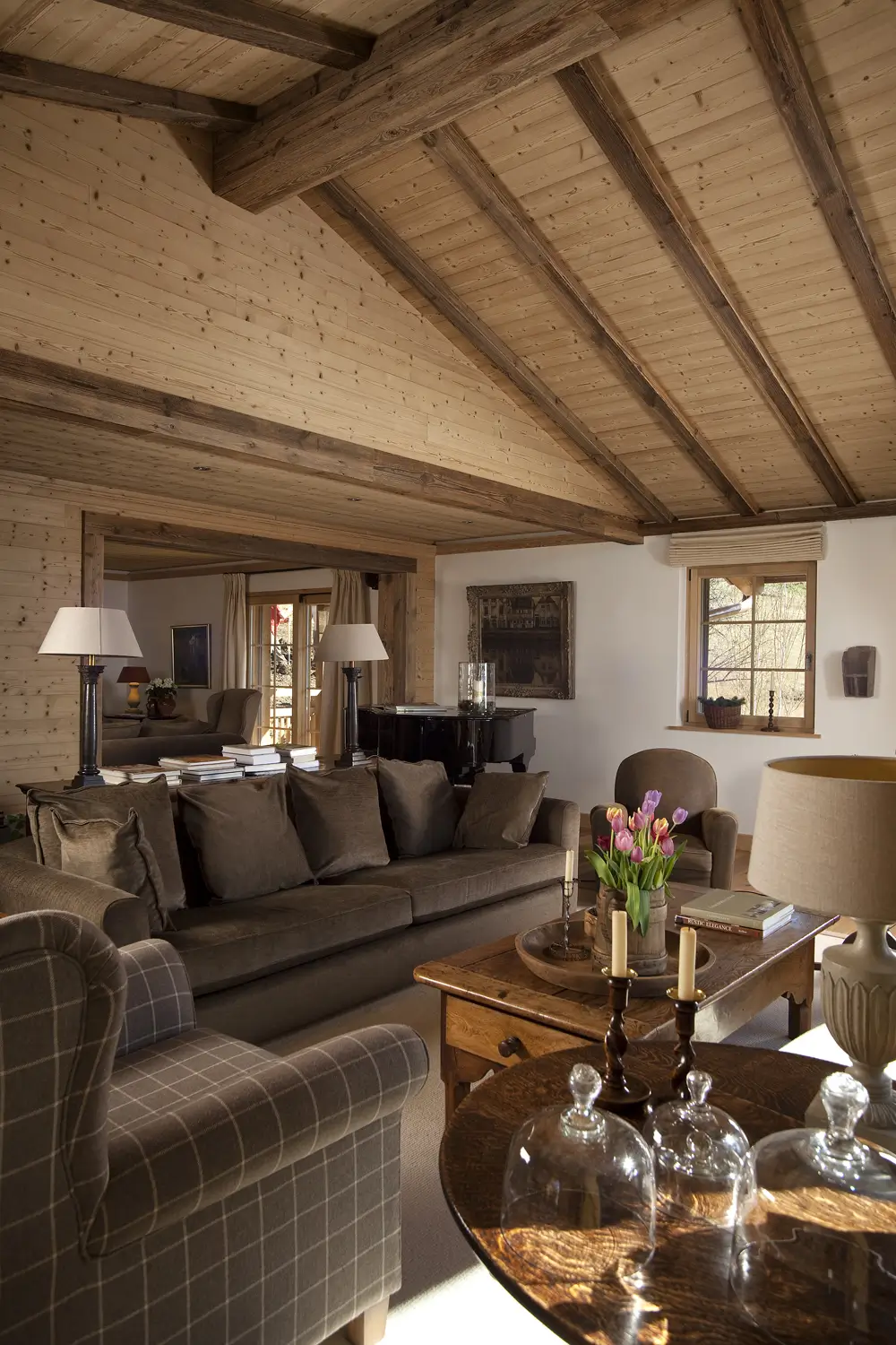 Living room at Chalet Cœur des Alpes
