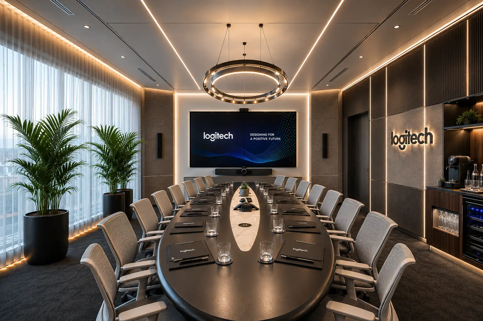 Meeting room at Logitech Emea HQ