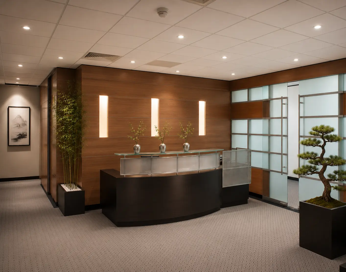 A reception space
