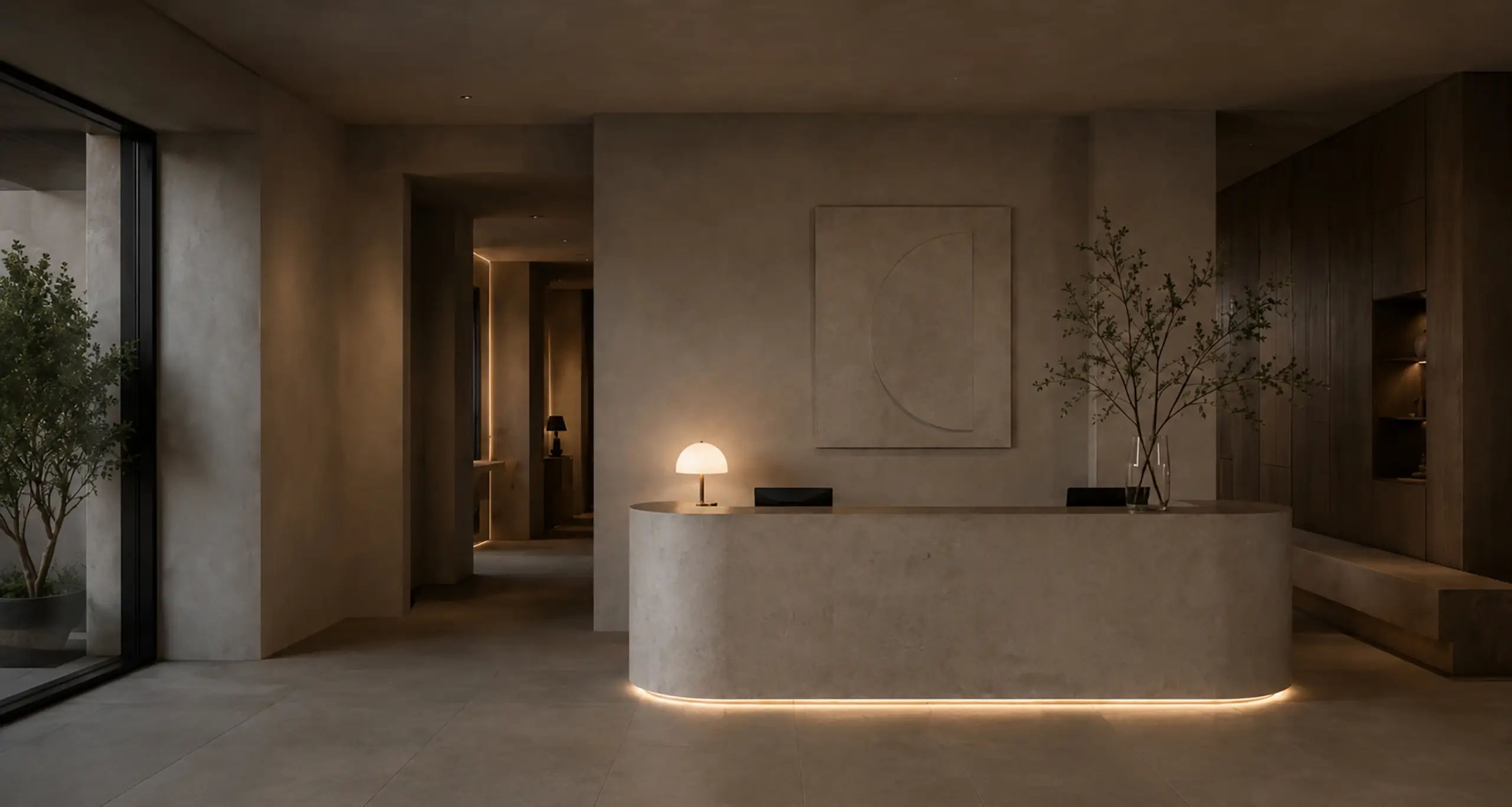 A reception space
