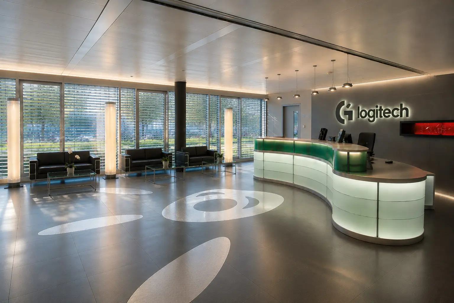 Reception at Logitech Emea HQ