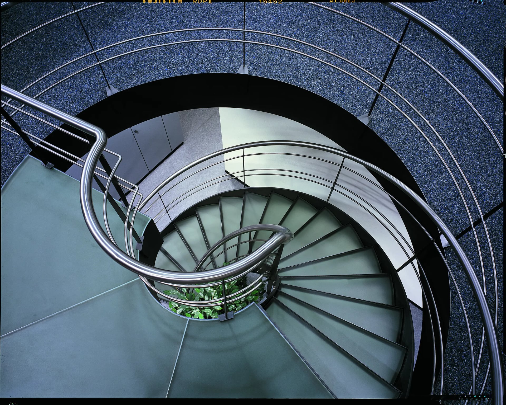 A stairway or passage