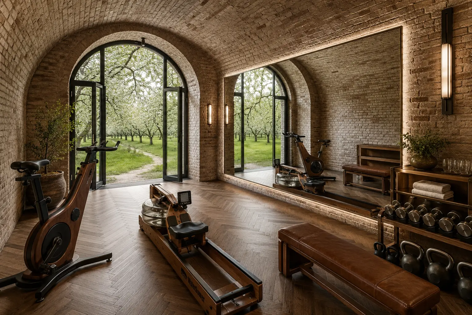 A residential wellness space