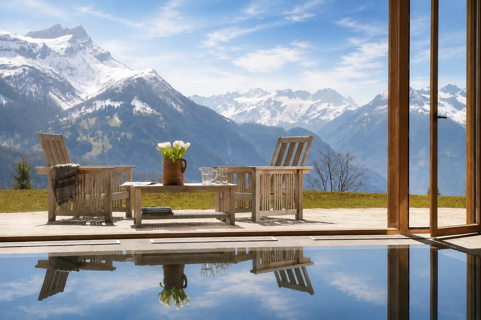 Wellness space at Chalet Cœur des Alpes