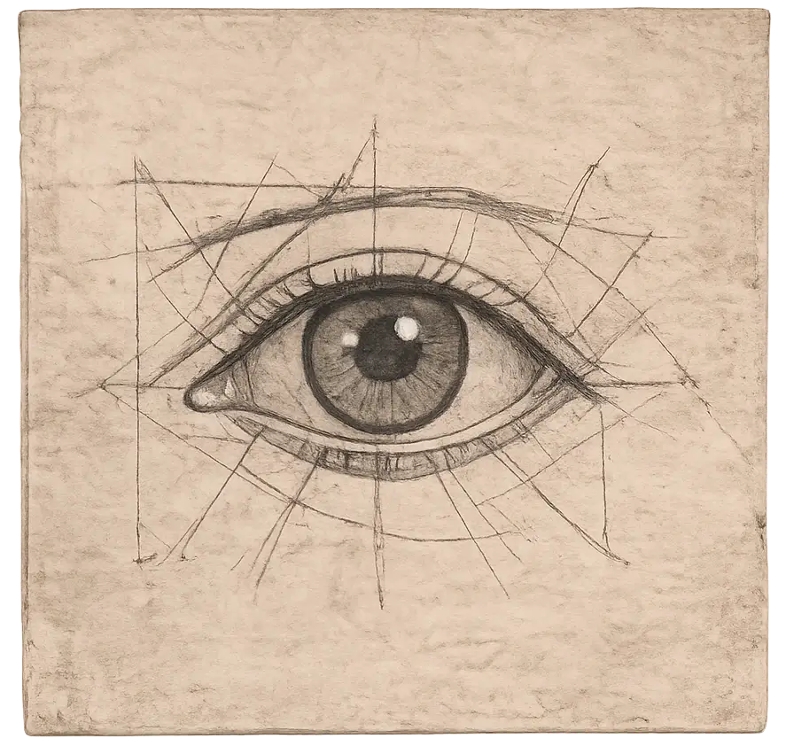 Pencil study of an eye